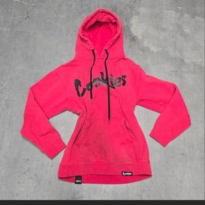 Women's Red Pullover Hoodie with Logo